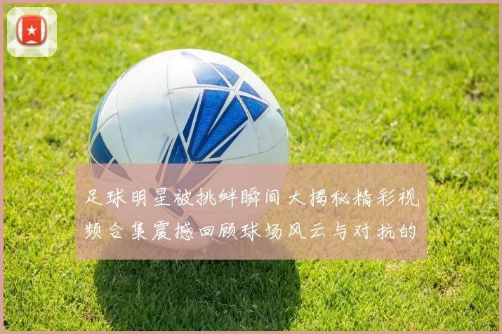 足球明星被挑衅瞬间大揭秘精彩视频合集震撼回顾球场风云与对抗的真实面貌