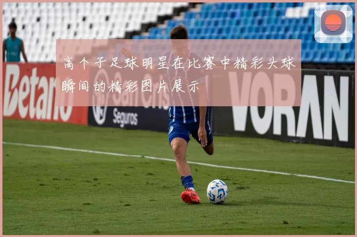 高个子足球明星在比赛中精彩头球瞬间的精彩图片展示